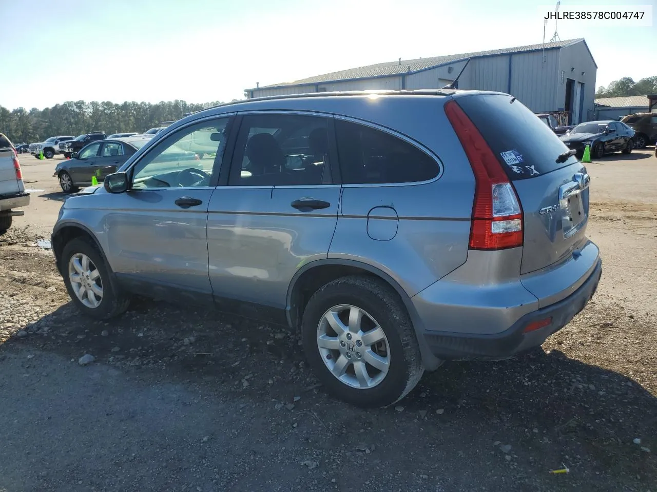 2008 Honda Cr-V Ex VIN: JHLRE38578C004747 Lot: 79797584