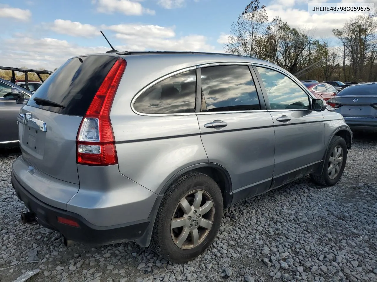 2008 Honda Cr-V Exl VIN: JHLRE48798C059675 Lot: 79829774