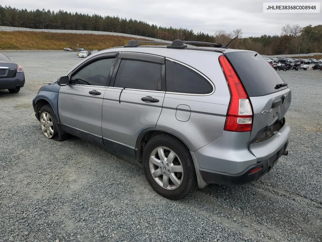 2008 Honda Cr-V Lx VIN: JHLRE38368C008948 Lot: 79847904