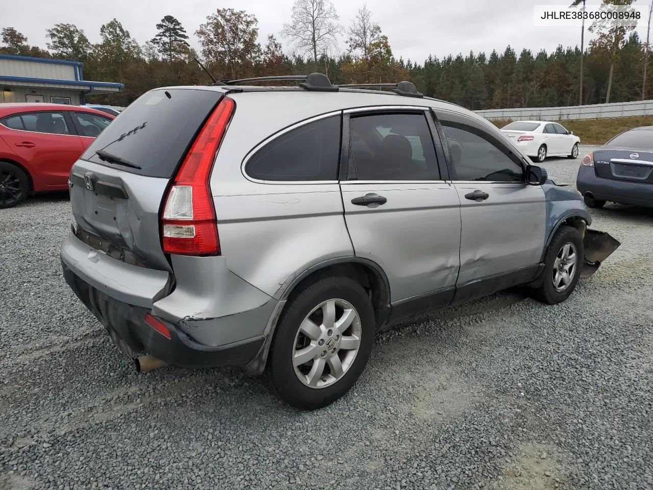 2008 Honda Cr-V Lx VIN: JHLRE38368C008948 Lot: 79847904