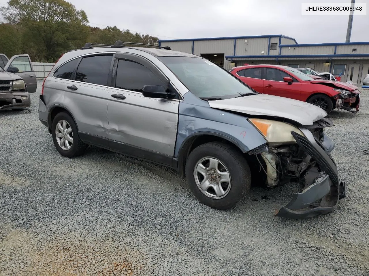 2008 Honda Cr-V Lx VIN: JHLRE38368C008948 Lot: 79847904