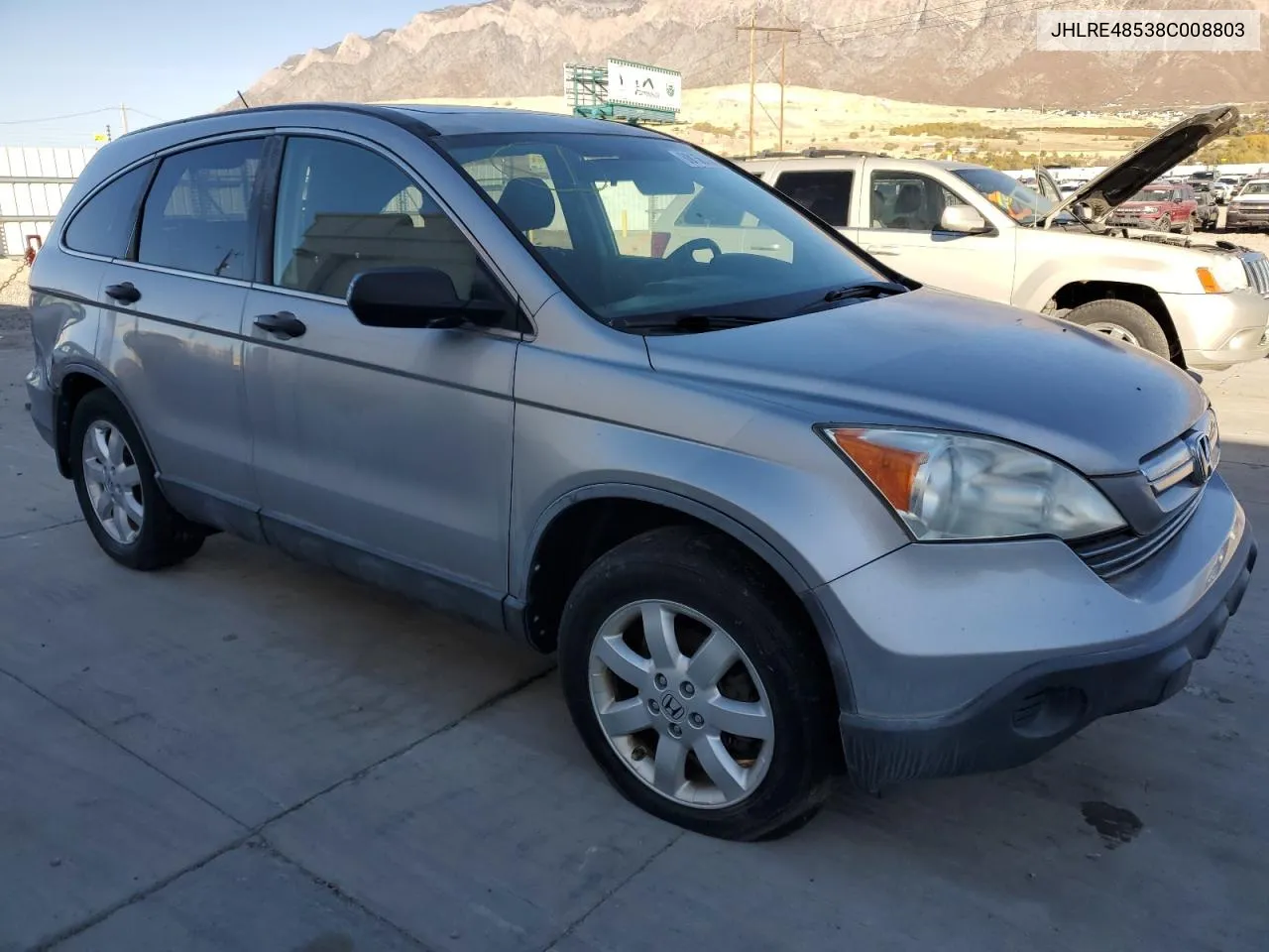 2008 Honda Cr-V Ex VIN: JHLRE48538C008803 Lot: 80156384