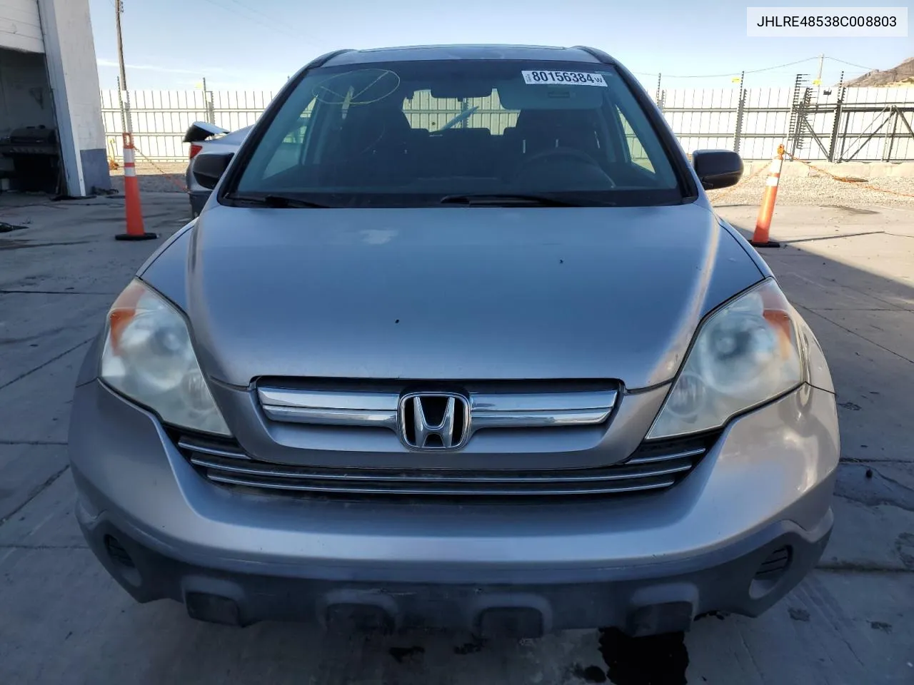 2008 Honda Cr-V Ex VIN: JHLRE48538C008803 Lot: 80156384