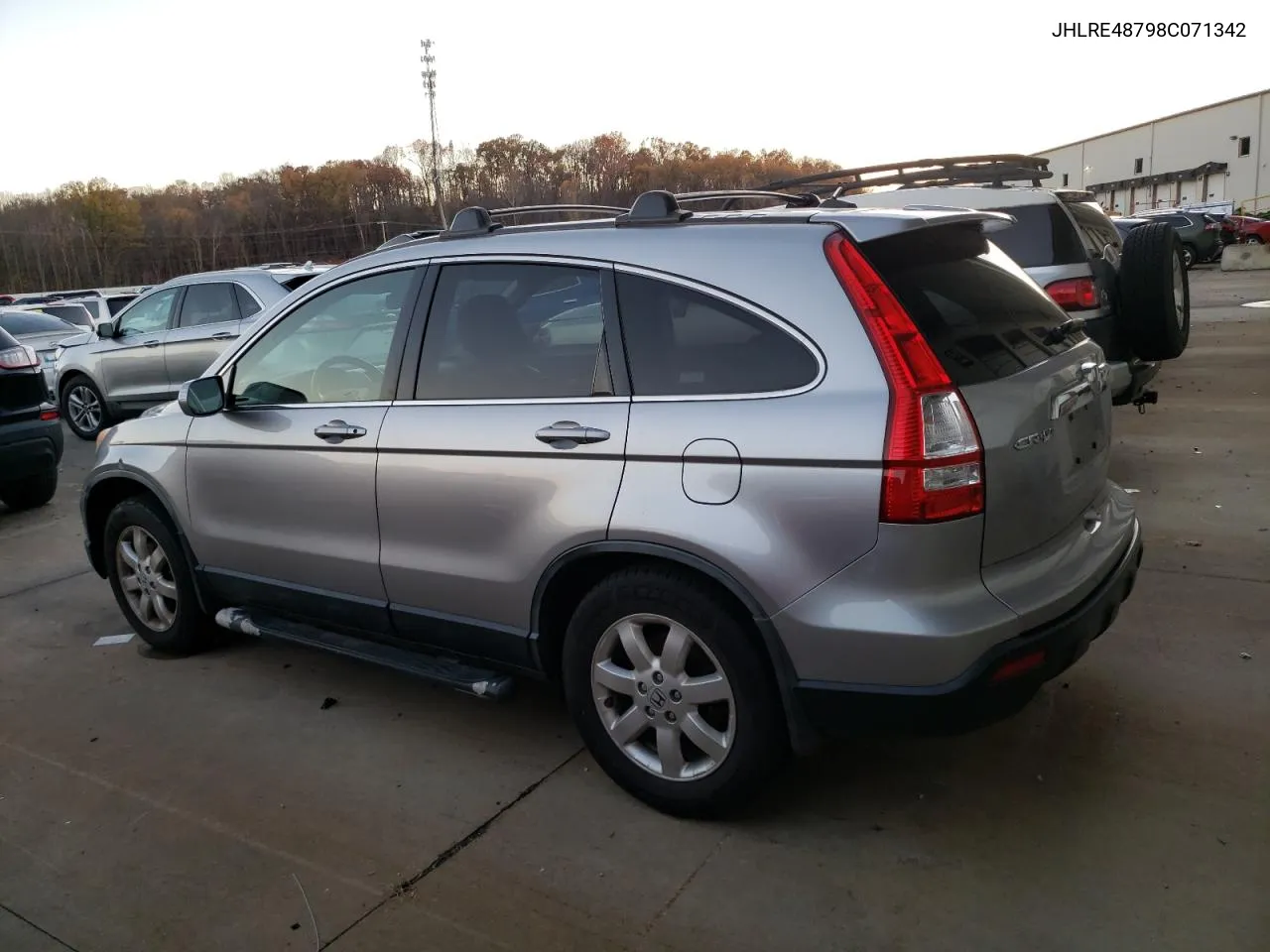 2008 Honda Cr-V Exl VIN: JHLRE48798C071342 Lot: 81033564