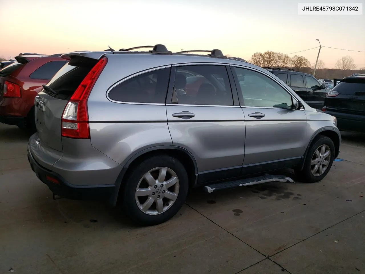 2008 Honda Cr-V Exl VIN: JHLRE48798C071342 Lot: 81033564