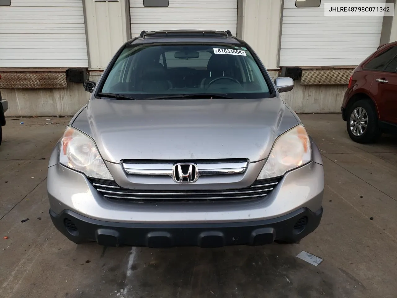 2008 Honda Cr-V Exl VIN: JHLRE48798C071342 Lot: 81033564