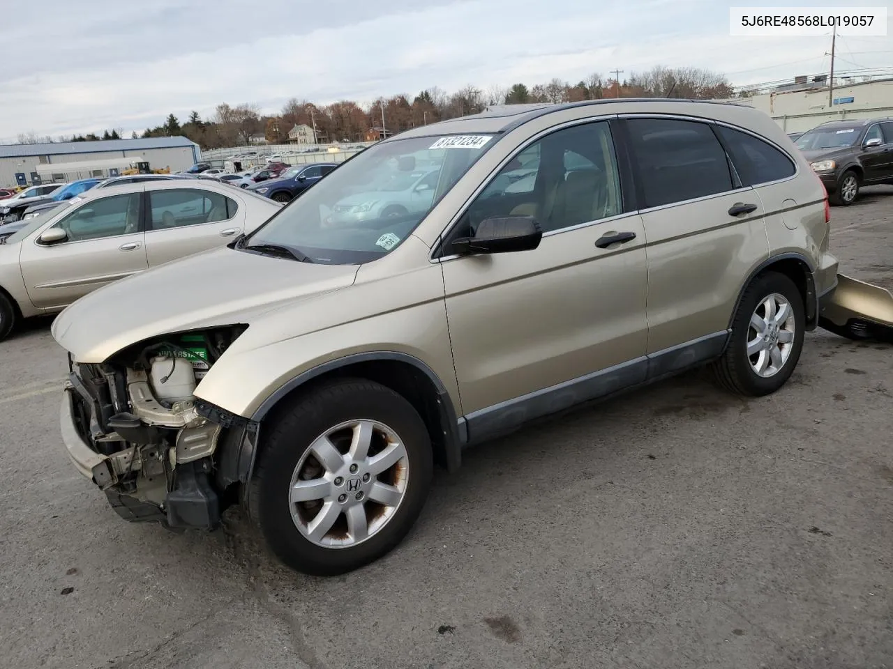 2008 Honda Cr-V Ex VIN: 5J6RE48568L019057 Lot: 81321234