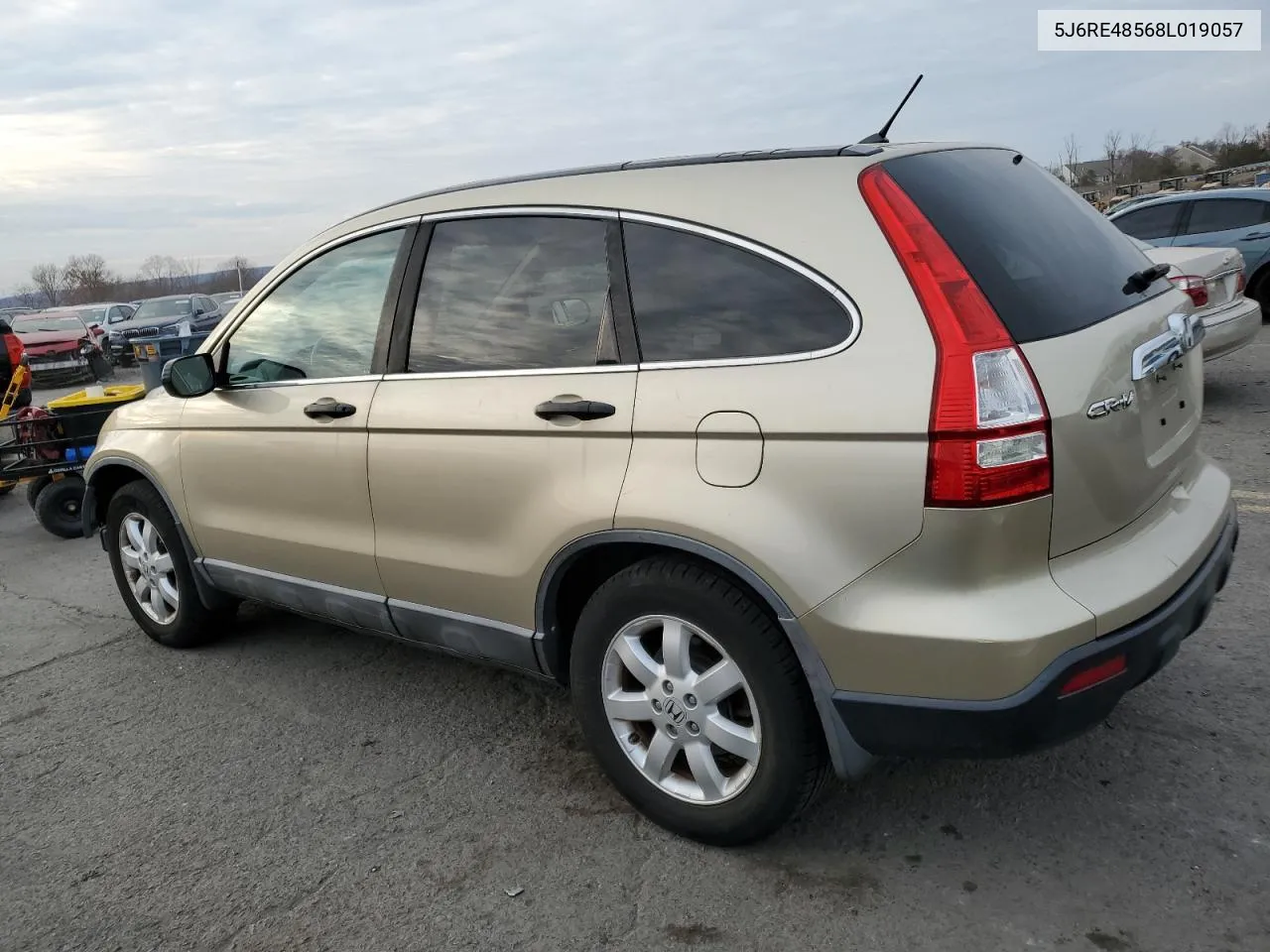 2008 Honda Cr-V Ex VIN: 5J6RE48568L019057 Lot: 81321234