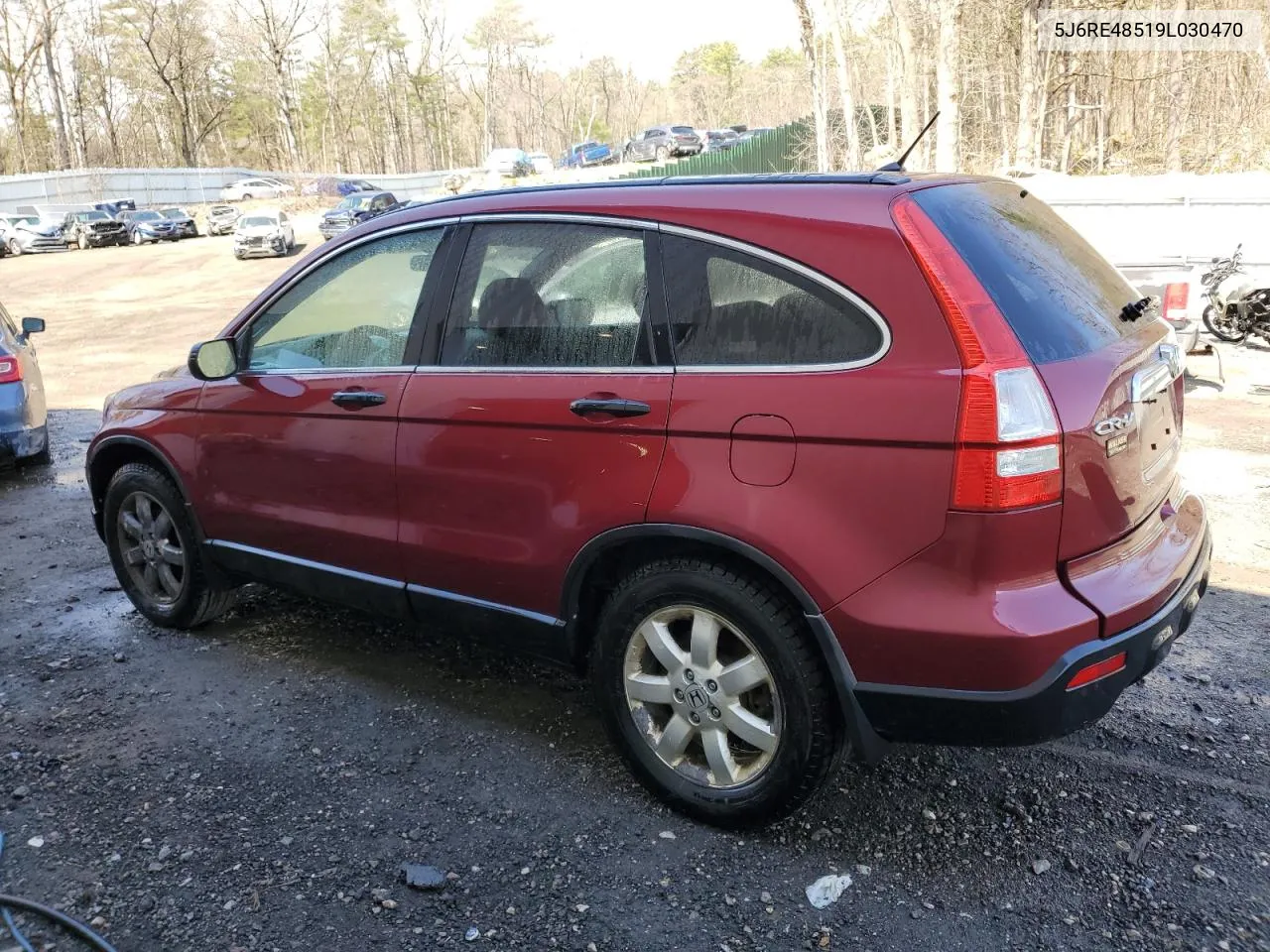 2009 Honda Cr-V Ex VIN: 5J6RE48519L030470 Lot: 51964344