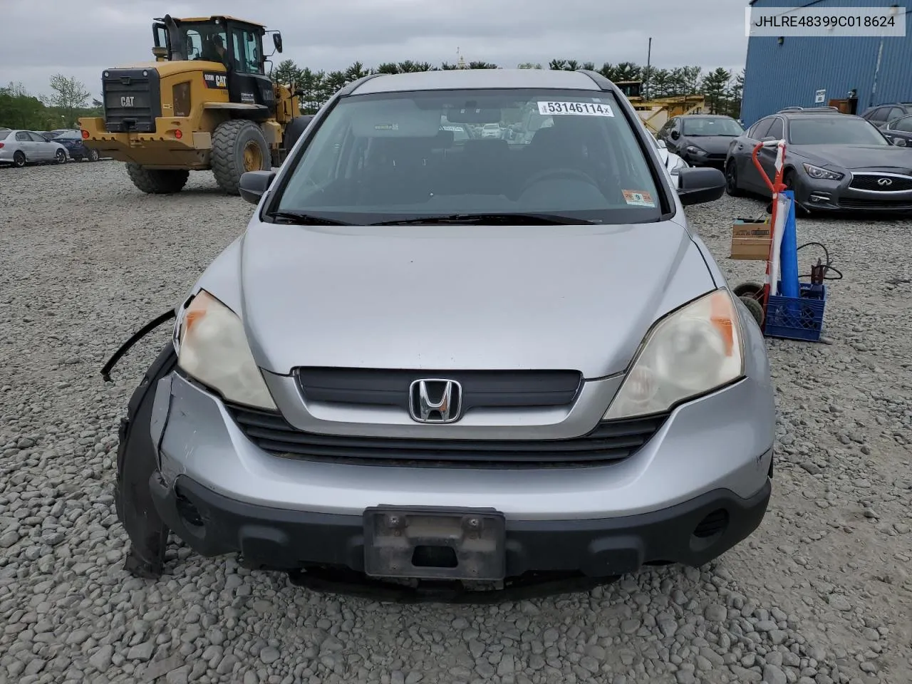 2009 Honda Cr-V Lx VIN: JHLRE48399C018624 Lot: 53146114