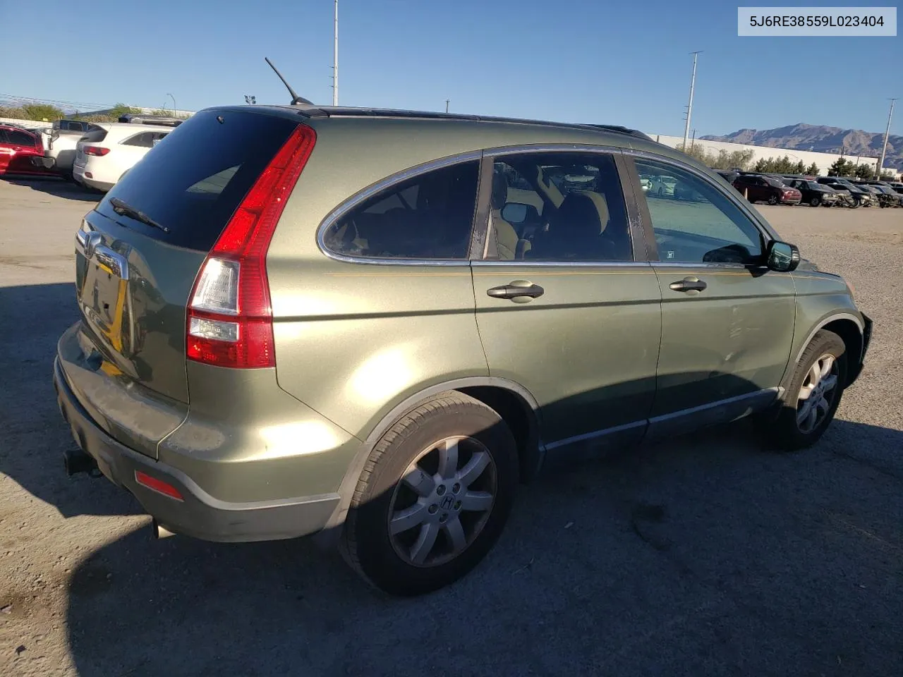 2009 Honda Cr-V Ex VIN: 5J6RE38559L023404 Lot: 53950654