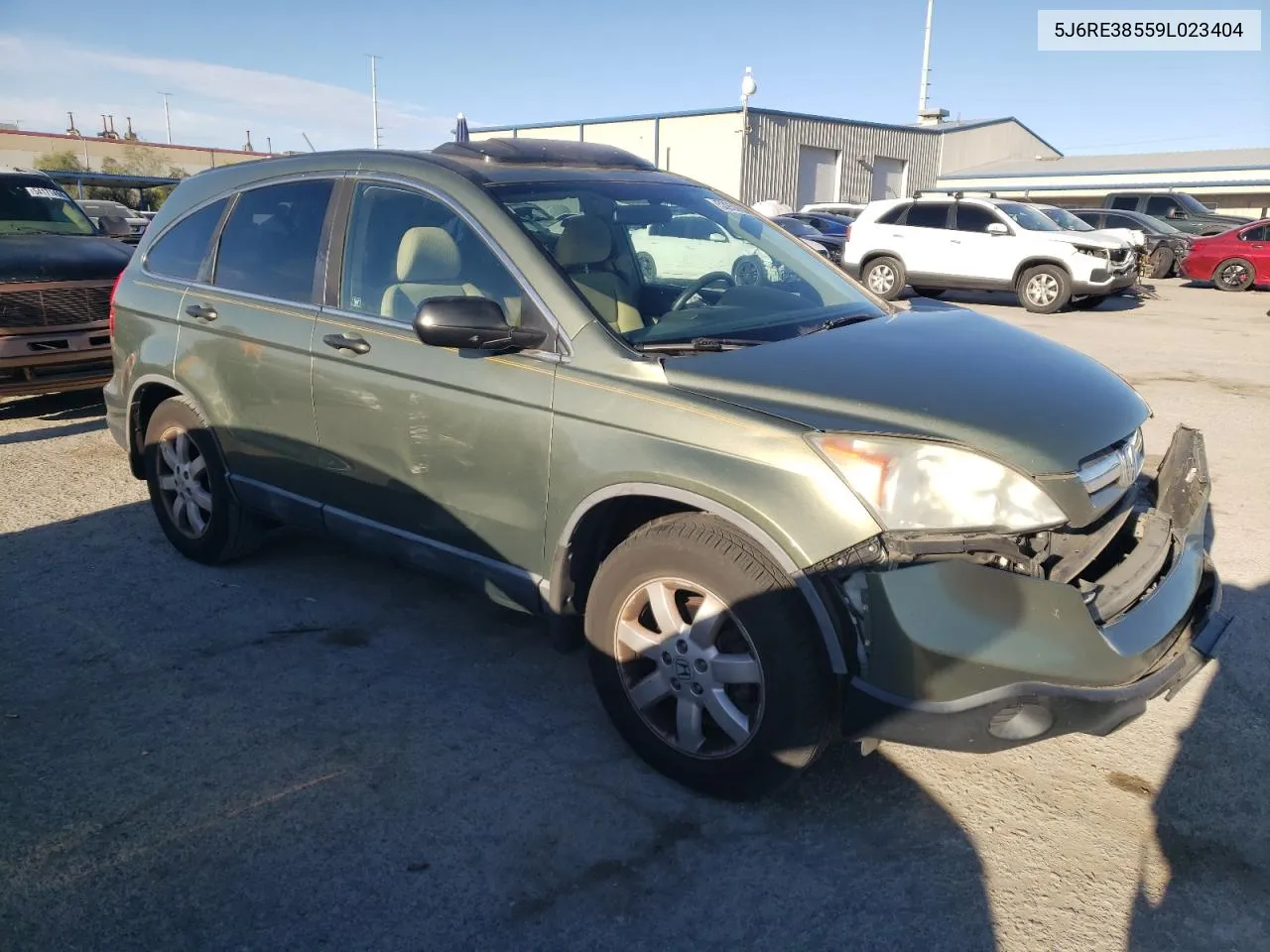 2009 Honda Cr-V Ex VIN: 5J6RE38559L023404 Lot: 53950654