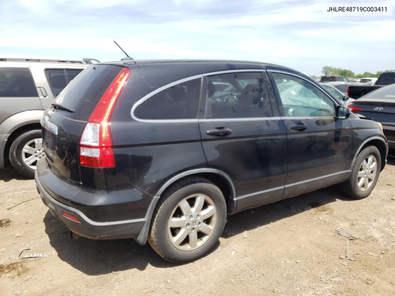 2009 Honda Cr-V Exl VIN: JHLRE48719C003411 Lot: 56801554