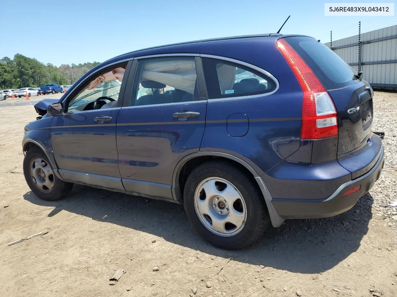 2009 Honda Cr-V Lx VIN: 5J6RE483X9L043412 Lot: 57435774