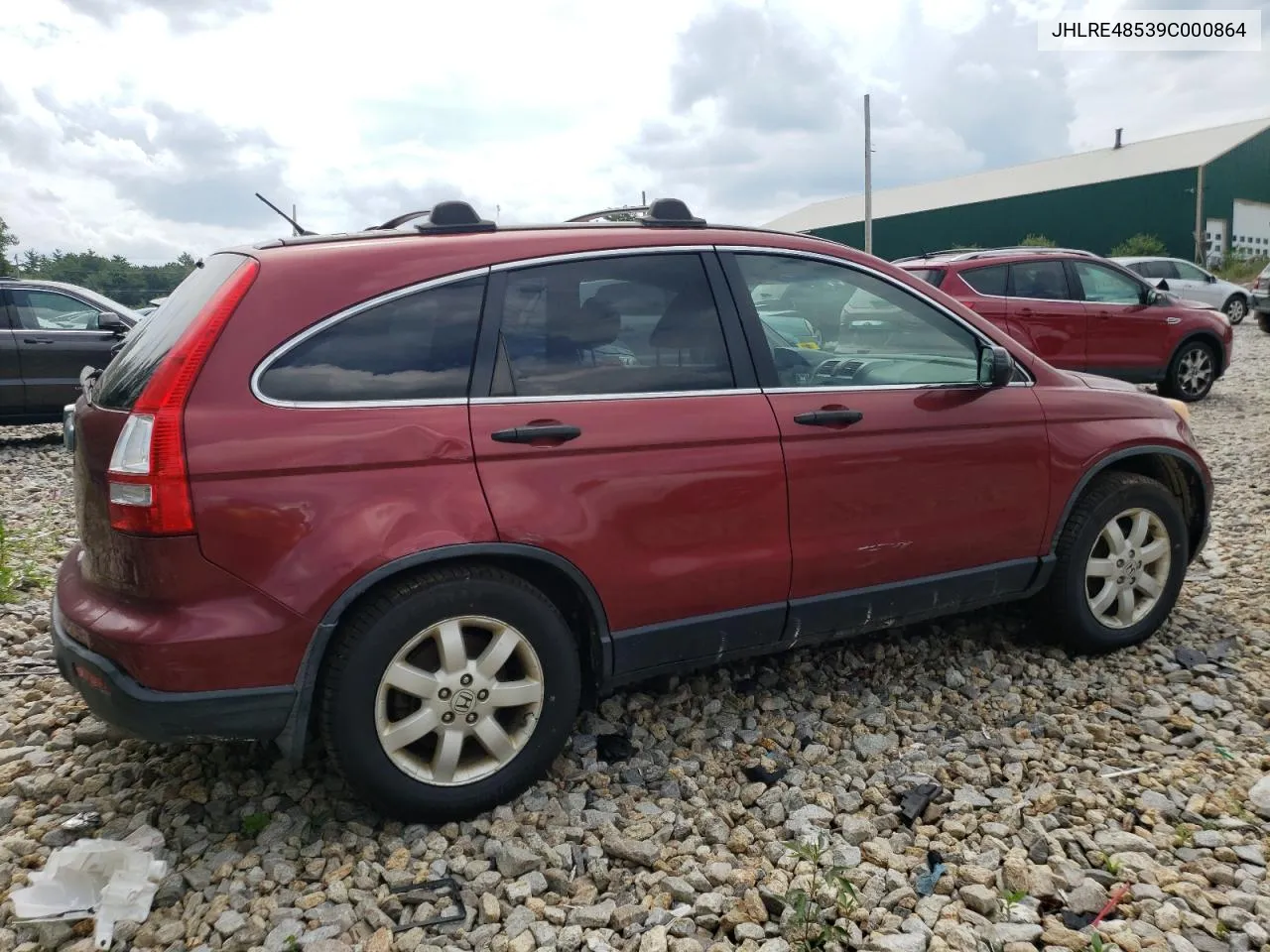 2009 Honda Cr-V Ex VIN: JHLRE48539C000864 Lot: 62237394