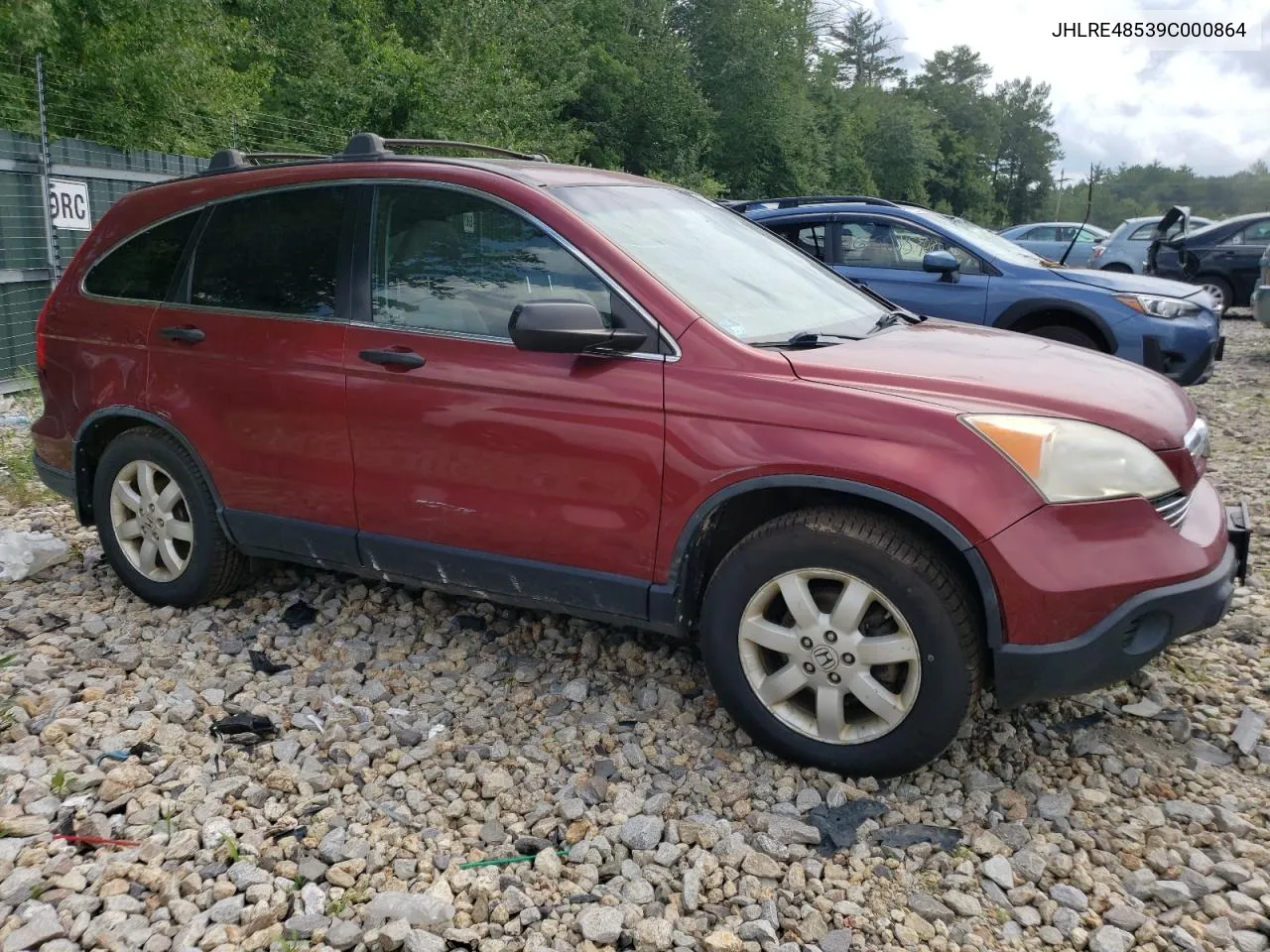 2009 Honda Cr-V Ex VIN: JHLRE48539C000864 Lot: 62237394