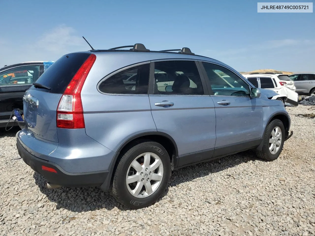 2009 Honda Cr-V Exl VIN: JHLRE48749C005721 Lot: 64007064