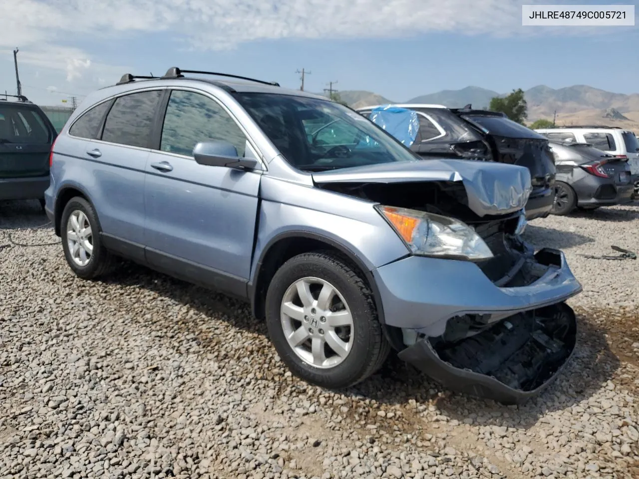 JHLRE48749C005721 2009 Honda Cr-V Exl