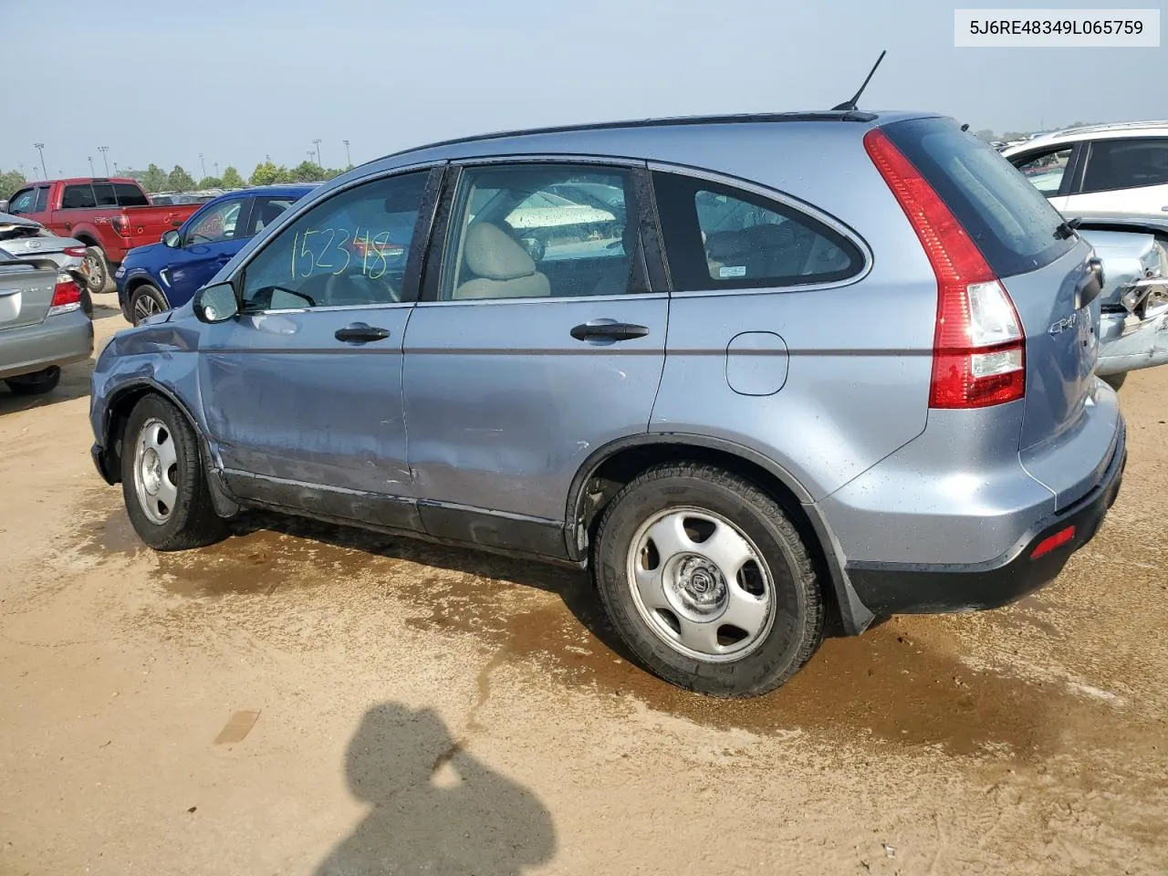 2009 Honda Cr-V Lx VIN: 5J6RE48349L065759 Lot: 65101673