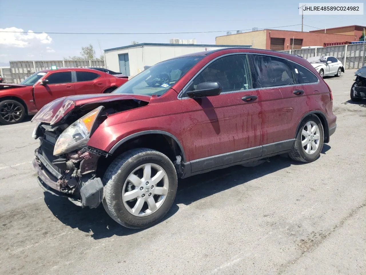 2009 Honda Cr-V Ex VIN: JHLRE48589C024982 Lot: 65262204