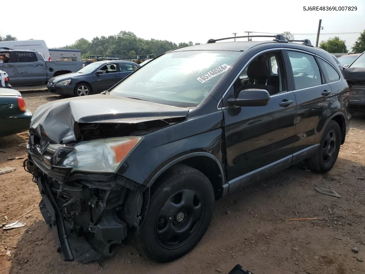 5J6RE48369L007829 2009 Honda Cr-V Lx