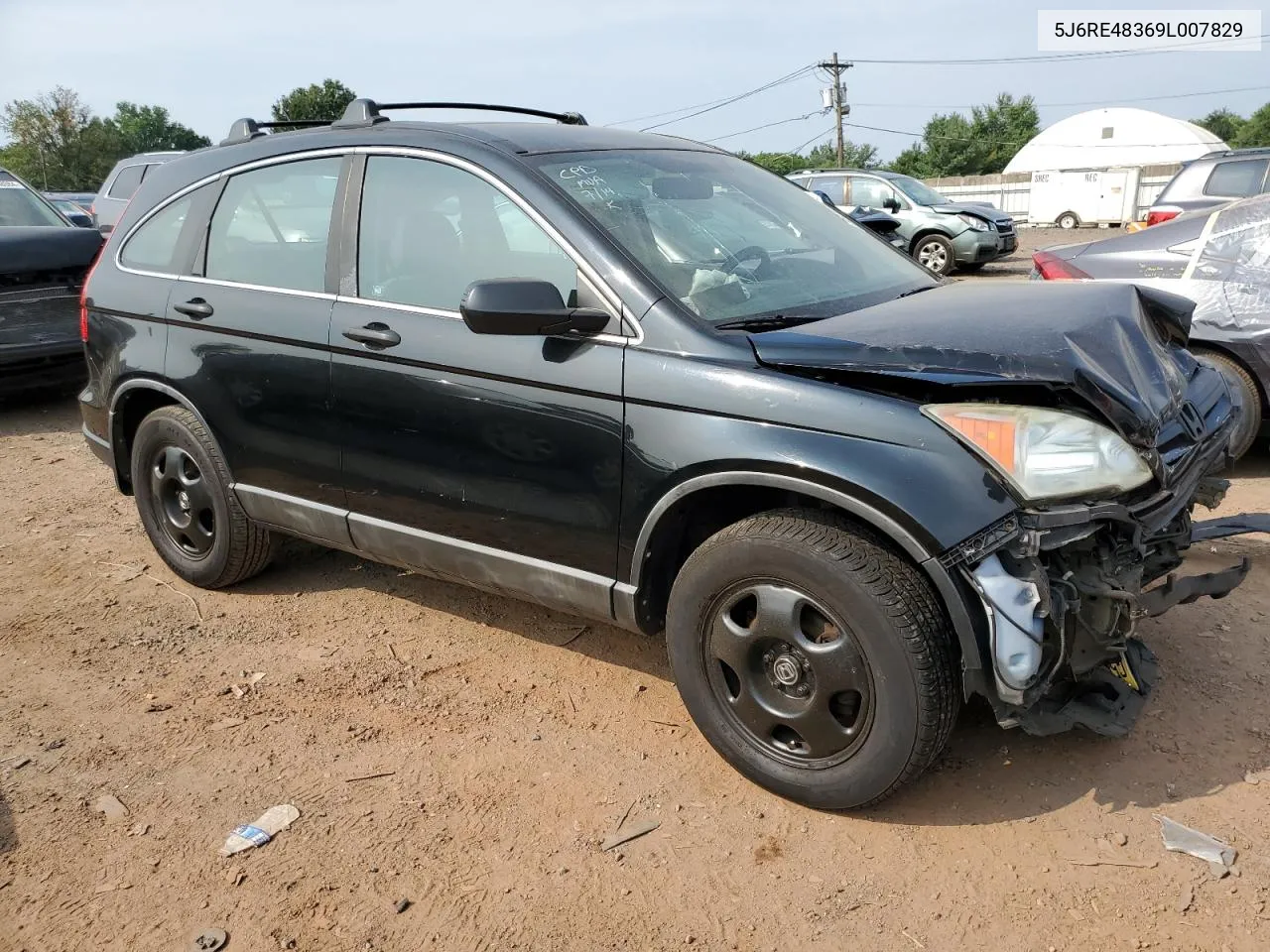 5J6RE48369L007829 2009 Honda Cr-V Lx