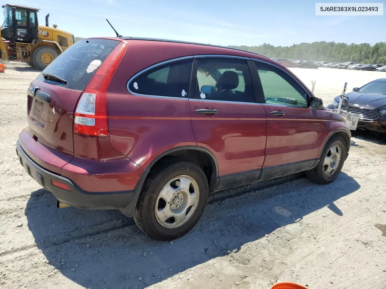 5J6RE383X9L023493 2009 Honda Cr-V Lx