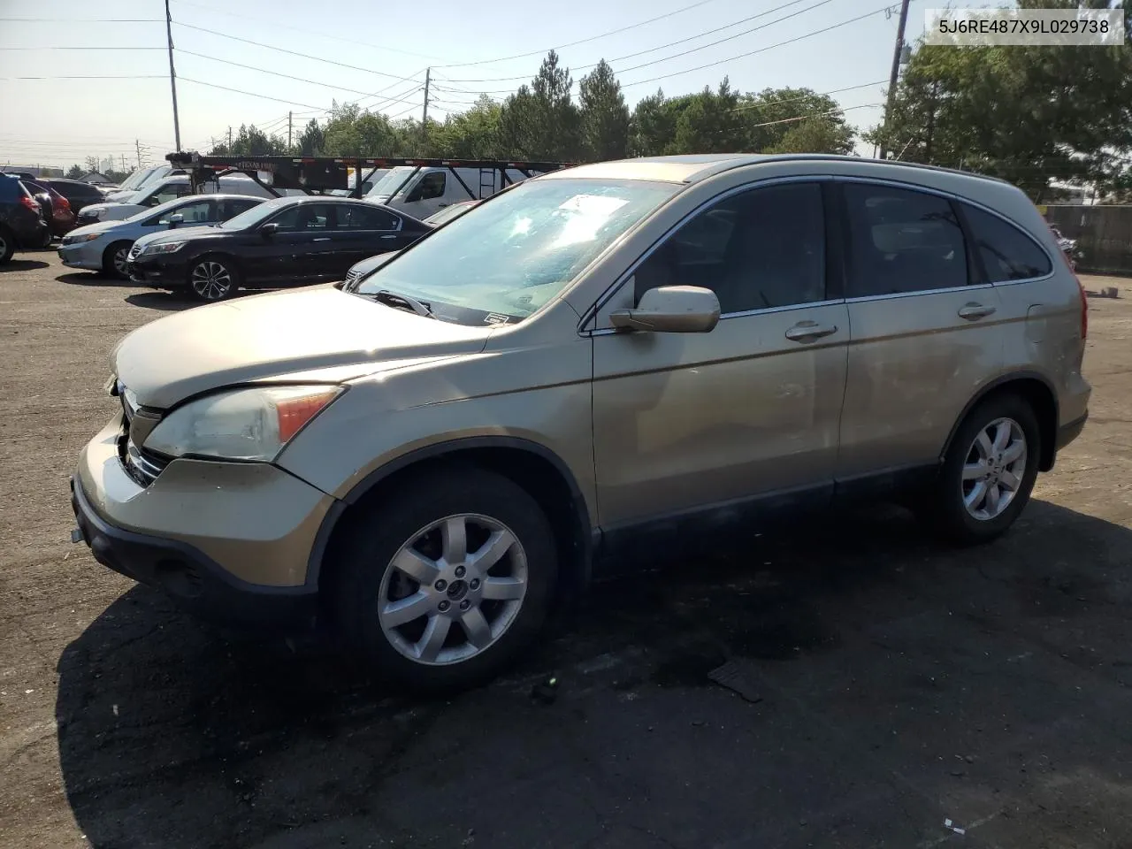 2009 Honda Cr-V Exl VIN: 5J6RE487X9L029738 Lot: 65972514