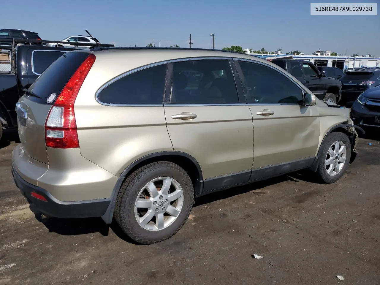 2009 Honda Cr-V Exl VIN: 5J6RE487X9L029738 Lot: 65972514