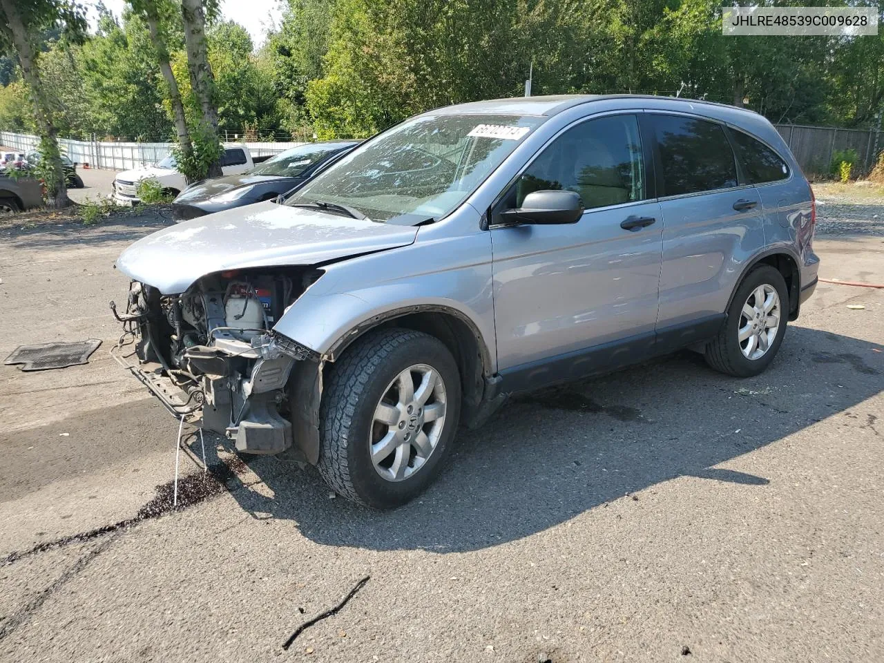 JHLRE48539C009628 2009 Honda Cr-V Ex