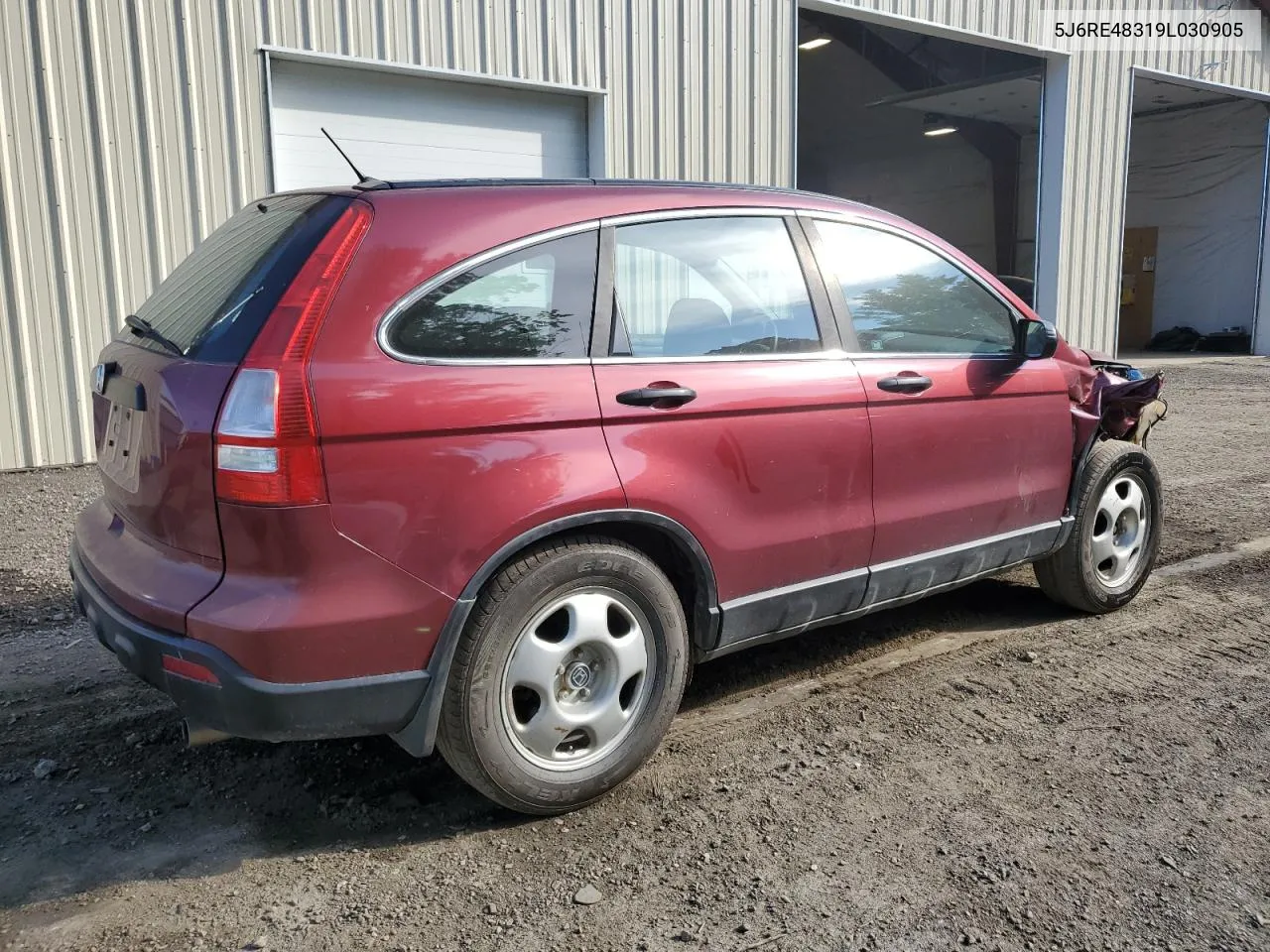 2009 Honda Cr-V Lx VIN: 5J6RE48319L030905 Lot: 67088644