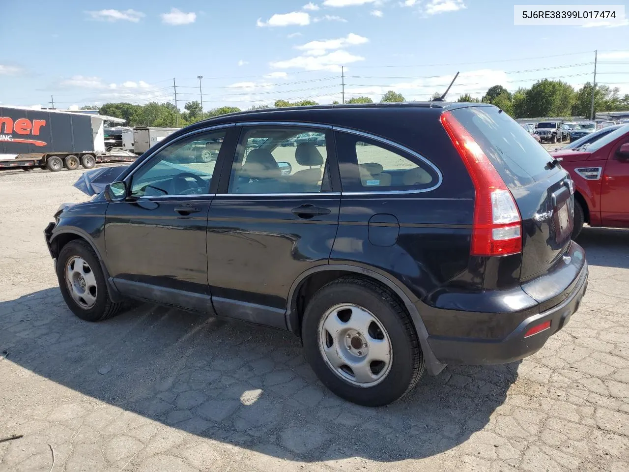 2009 Honda Cr-V Lx VIN: 5J6RE38399L017474 Lot: 67750124