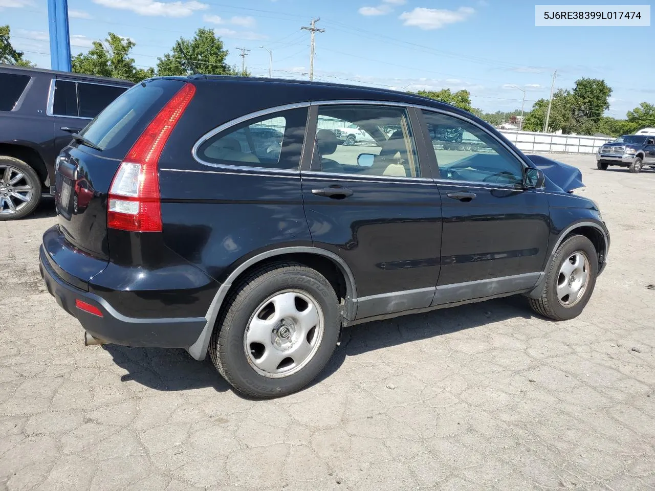 2009 Honda Cr-V Lx VIN: 5J6RE38399L017474 Lot: 67750124