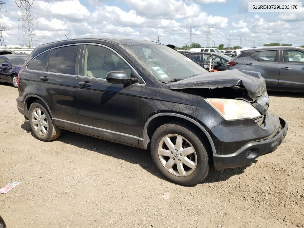 5J6RE48729L033170 2009 Honda Cr-V Exl