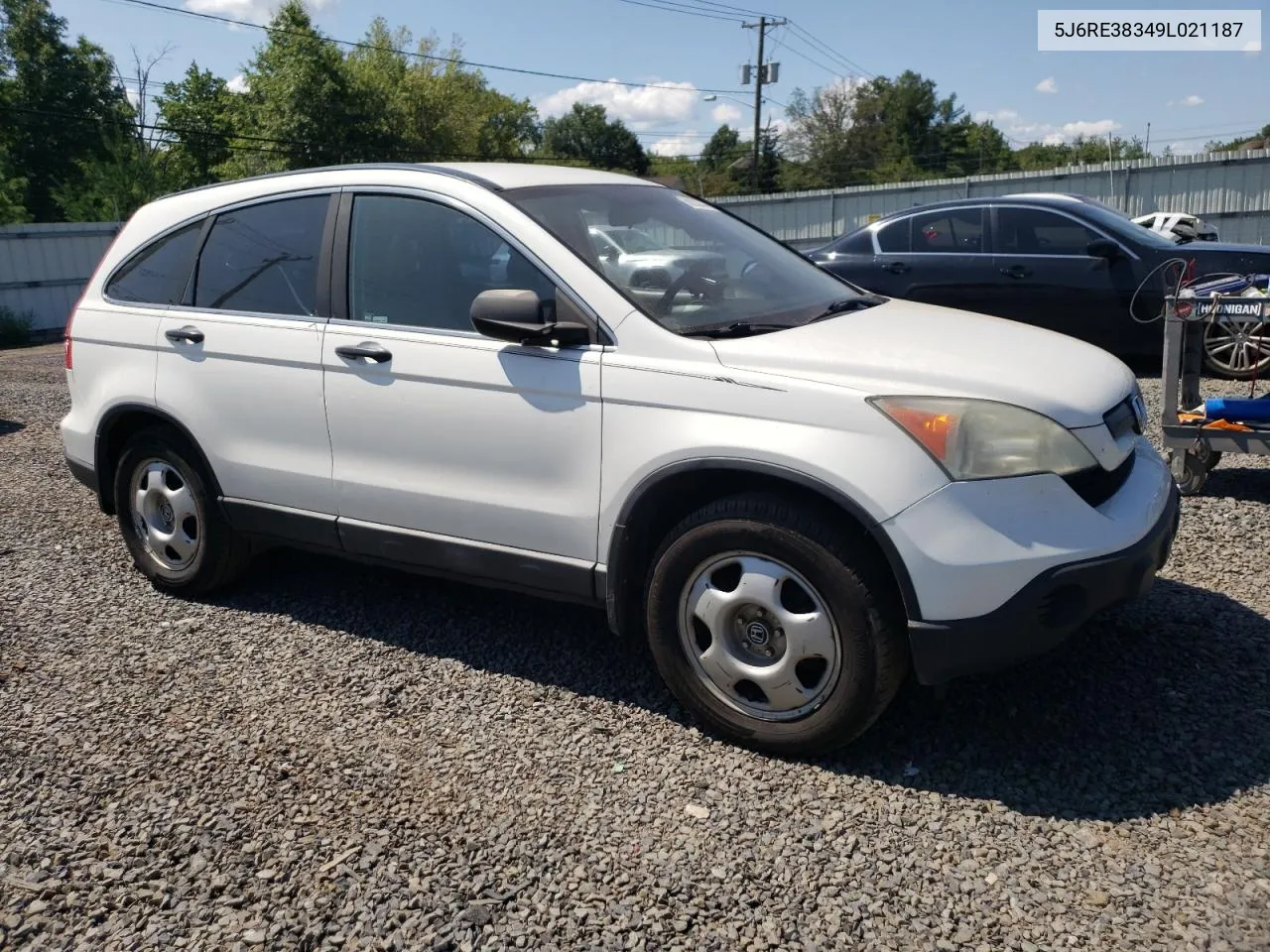 2009 Honda Cr-V Lx VIN: 5J6RE38349L021187 Lot: 68202744