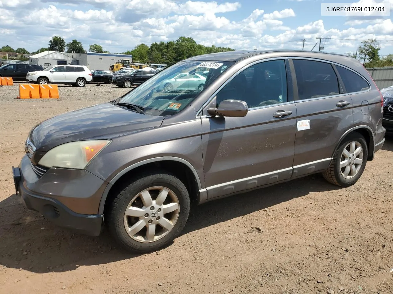 5J6RE48769L012404 2009 Honda Cr-V Exl