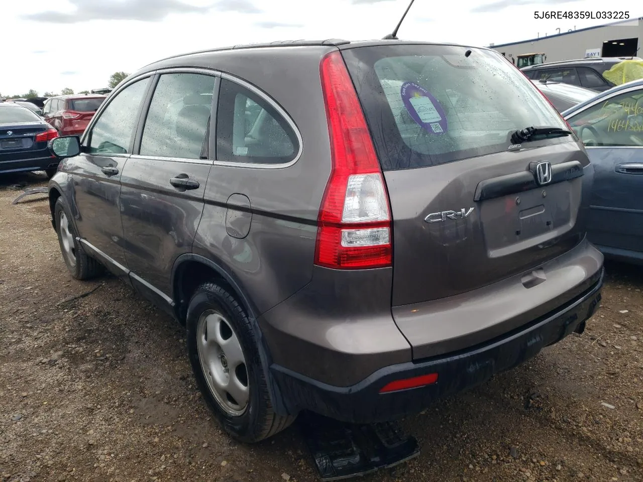 5J6RE48359L033225 2009 Honda Cr-V Lx