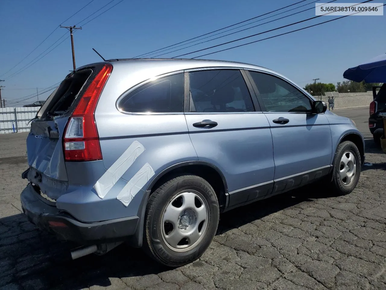 2009 Honda Cr-V Lx VIN: 5J6RE38319L009546 Lot: 69243664