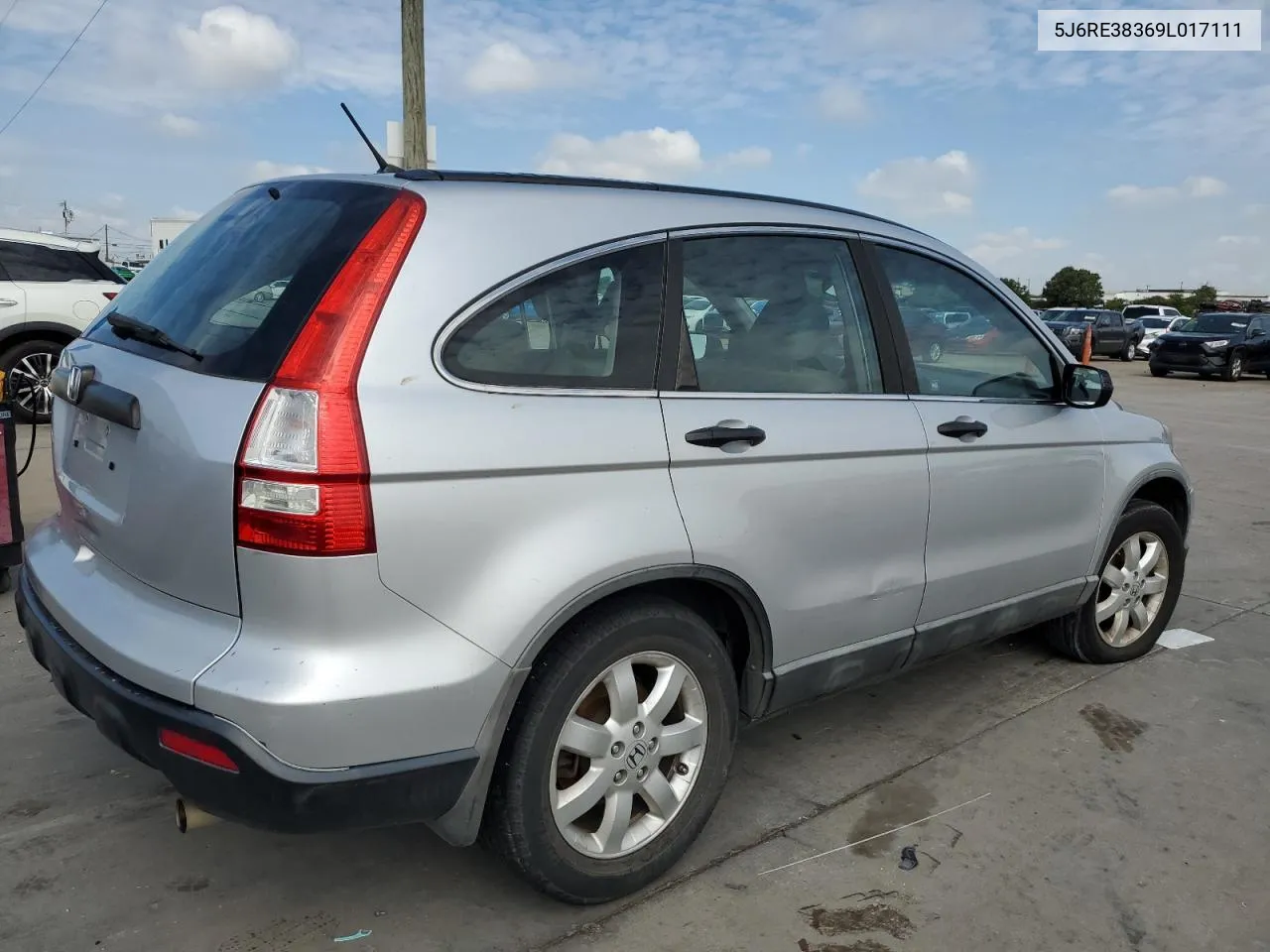 2009 Honda Cr-V Lx VIN: 5J6RE38369L017111 Lot: 69331564