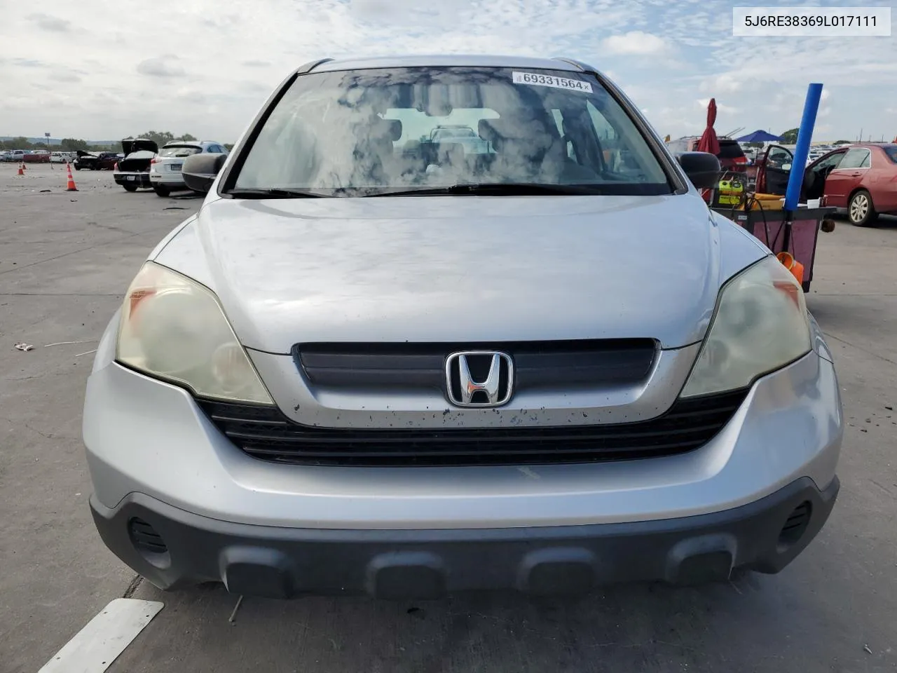 5J6RE38369L017111 2009 Honda Cr-V Lx