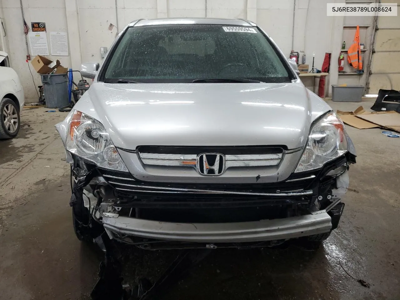 2009 Honda Cr-V Exl VIN: 5J6RE38789L008624 Lot: 69559594