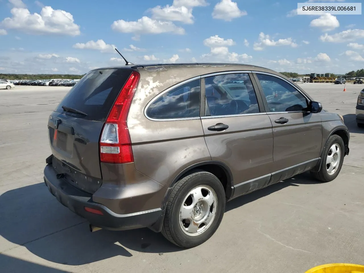 5J6RE38339L006681 2009 Honda Cr-V Lx