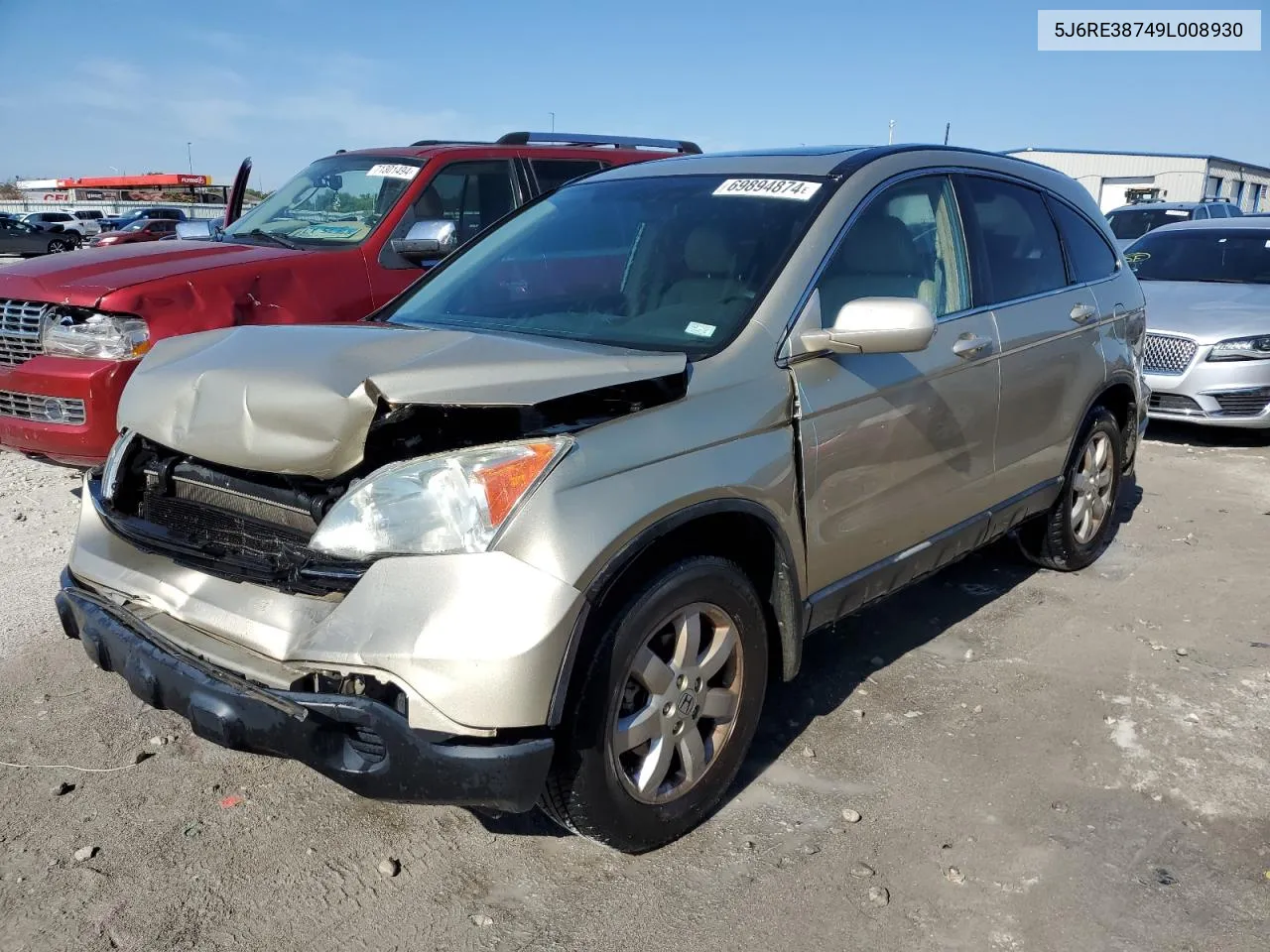 2009 Honda Cr-V Exl VIN: 5J6RE38749L008930 Lot: 69894874