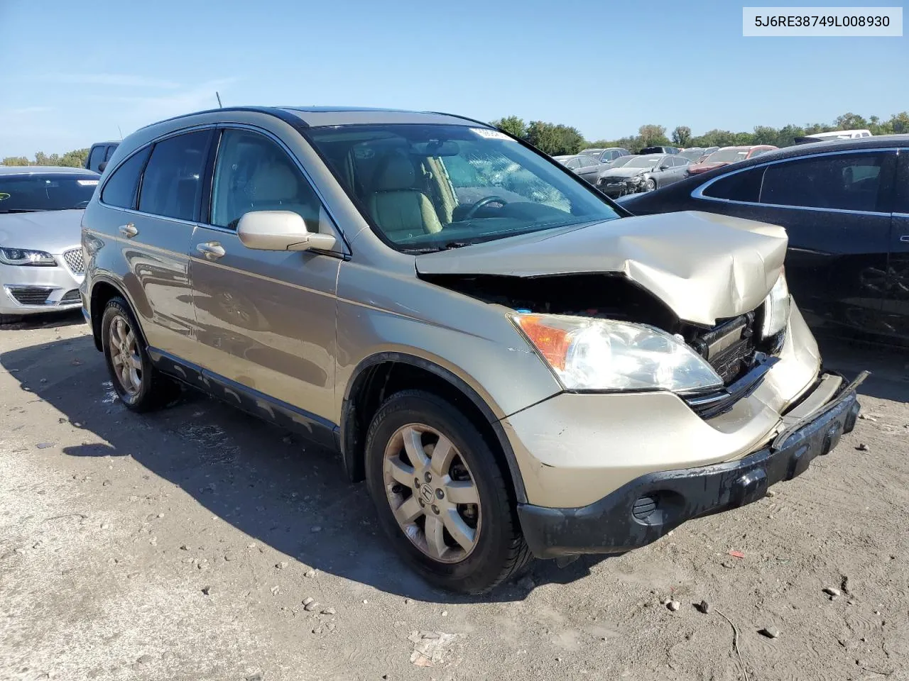 2009 Honda Cr-V Exl VIN: 5J6RE38749L008930 Lot: 69894874