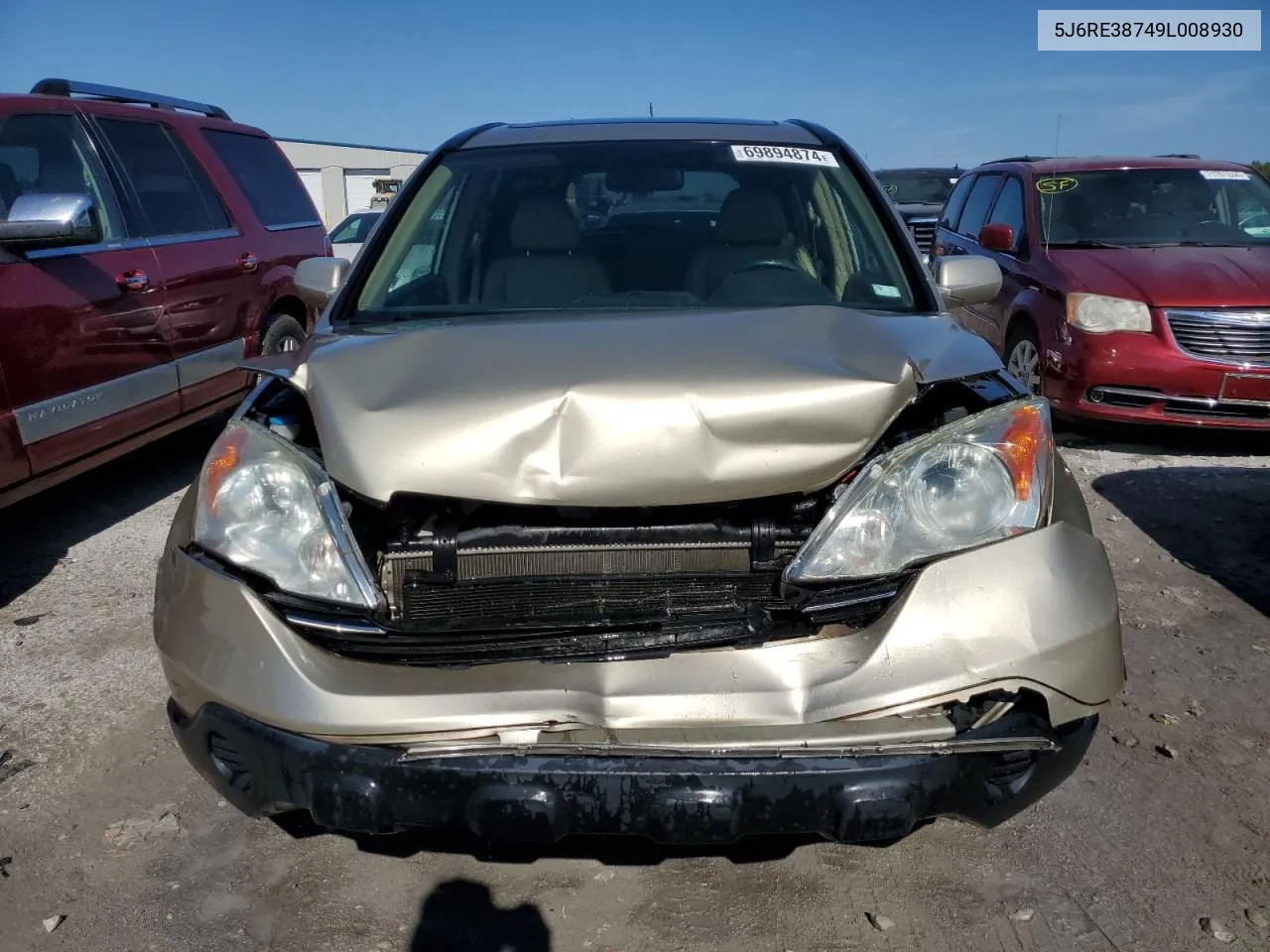 2009 Honda Cr-V Exl VIN: 5J6RE38749L008930 Lot: 69894874