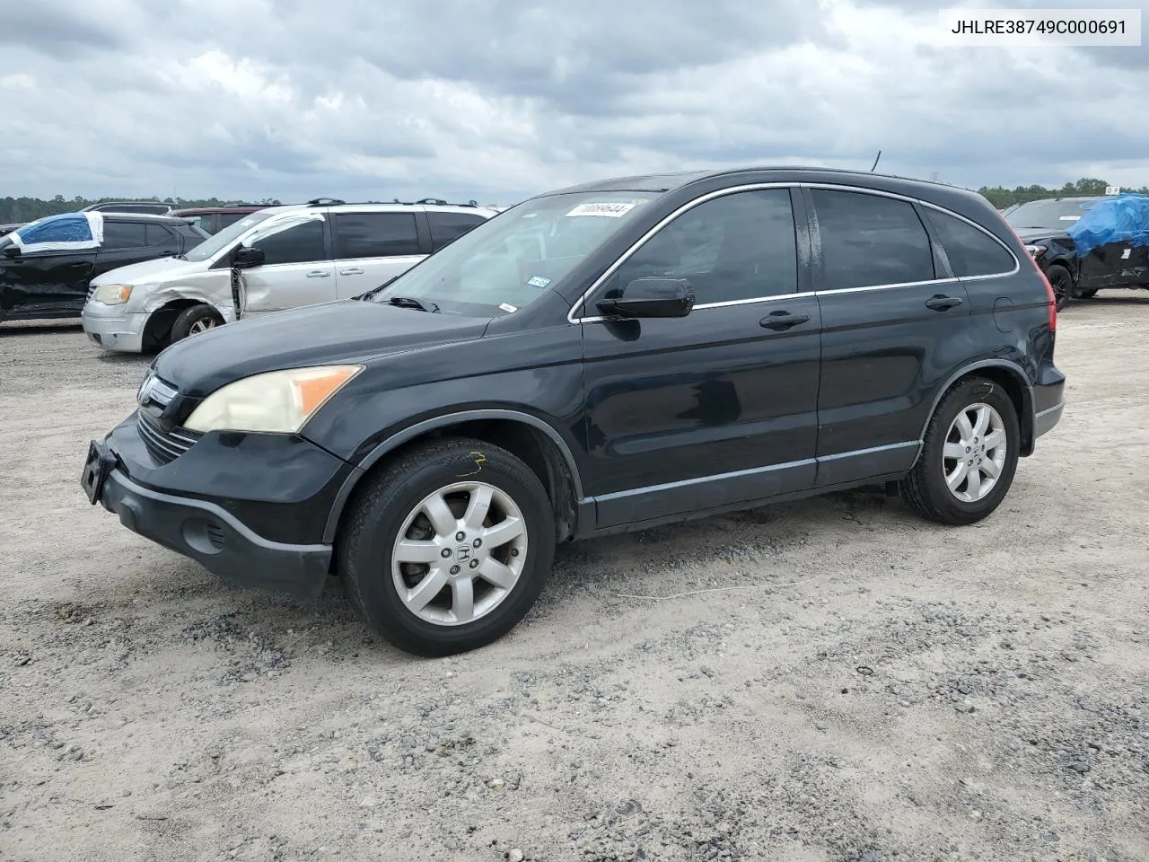 JHLRE38749C000691 2009 Honda Cr-V Exl