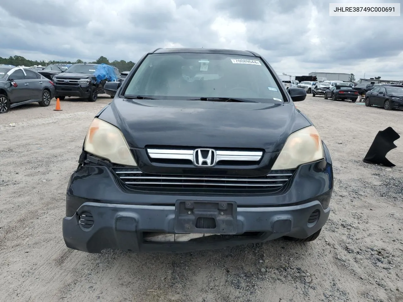 2009 Honda Cr-V Exl VIN: JHLRE38749C000691 Lot: 70089644