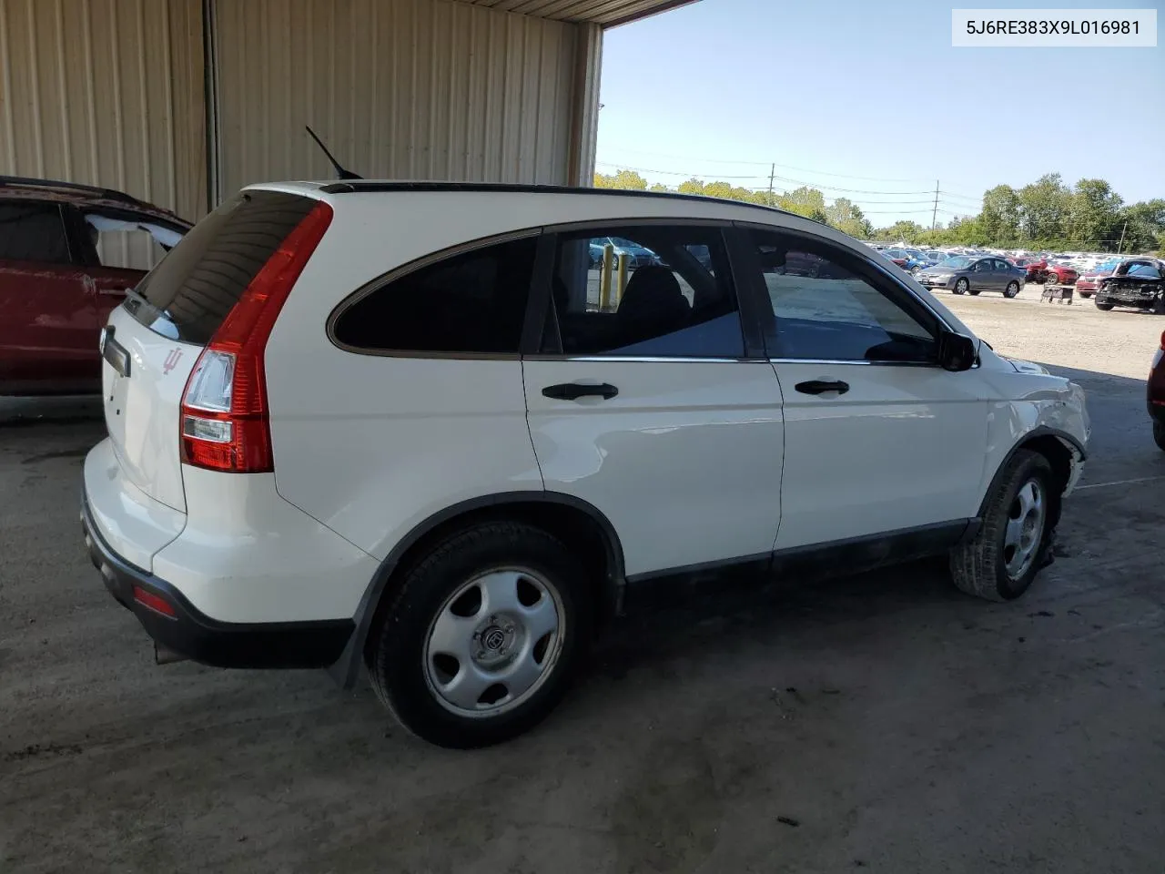 2009 Honda Cr-V Lx VIN: 5J6RE383X9L016981 Lot: 70655264