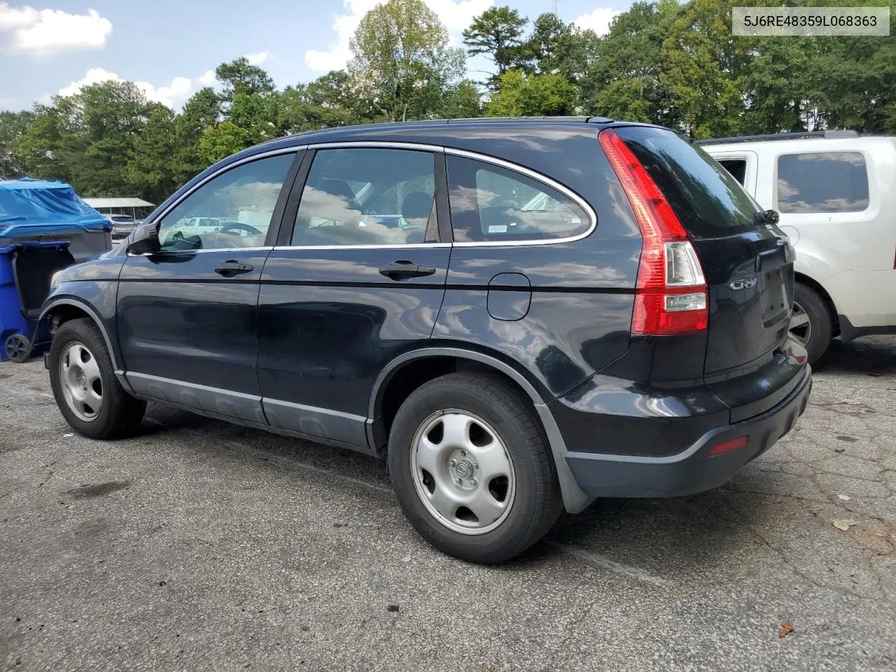 2009 Honda Cr-V Lx VIN: 5J6RE48359L068363 Lot: 70686704