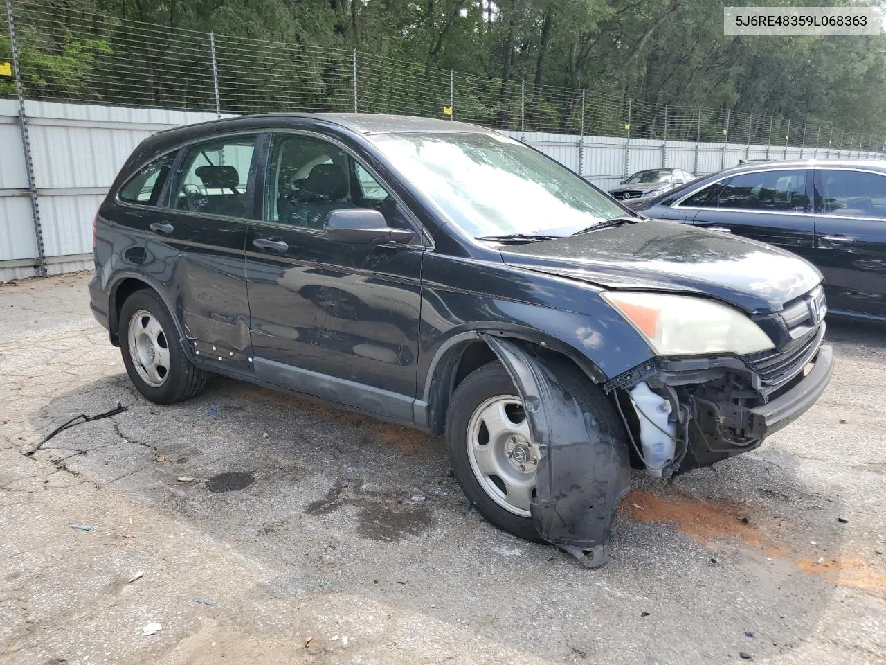 2009 Honda Cr-V Lx VIN: 5J6RE48359L068363 Lot: 70686704